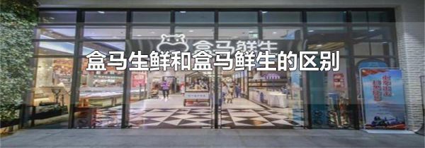 盒马生鲜和盒马鲜生的区别