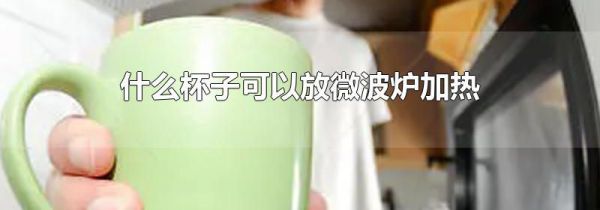什么杯子可以放微波炉加热