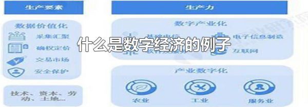什么是数字经济的例子