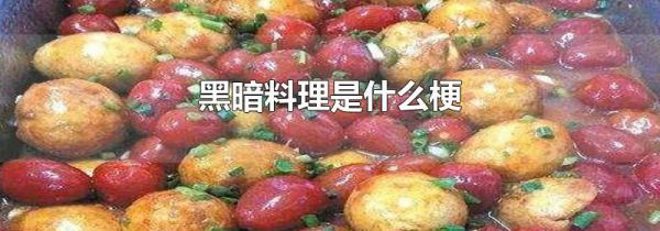 黑暗料理是什么梗
