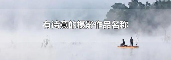 有诗意的摄影作品名称