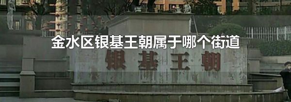 金水区银基王朝属于哪个街道