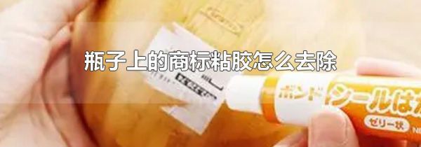 瓶子上的商标粘胶怎么去除