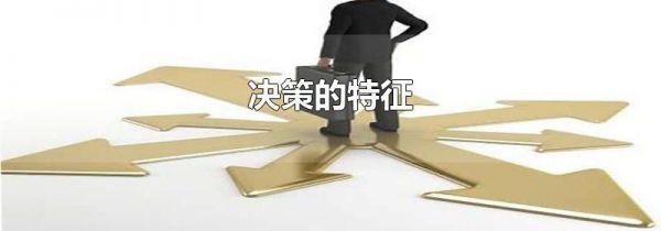 决策的特征