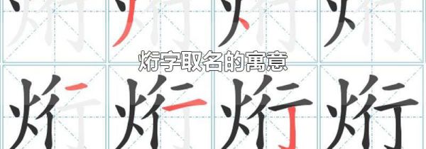 烆字取名的寓意