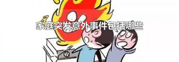 家庭突发意外事件包括哪些