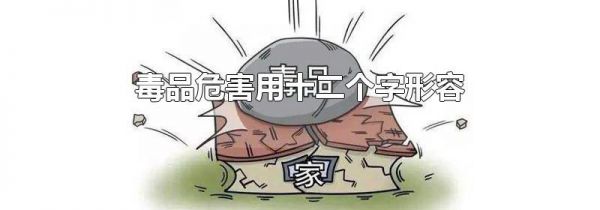 毒品危害用十二个字形容