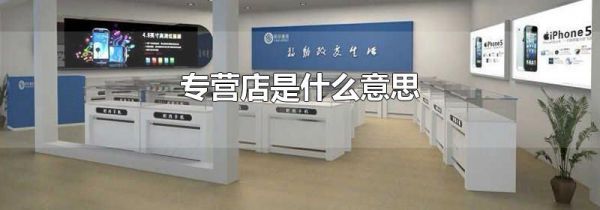 专营店是什么意思