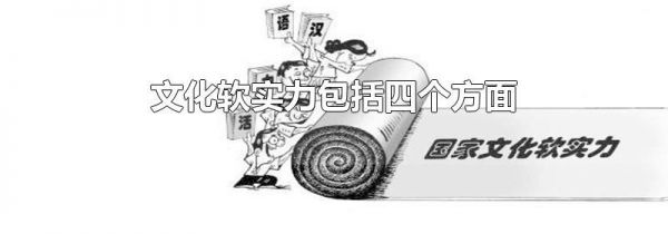 文化软实力包括四个方面