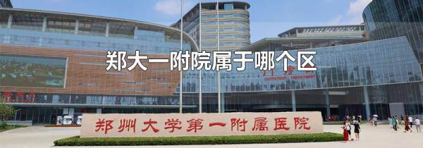 郑大一附院属于哪个区