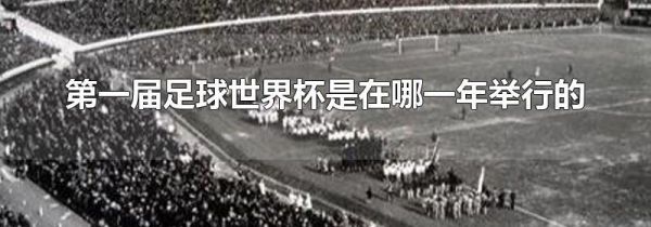 第一届足球世界杯是在哪一年举行的