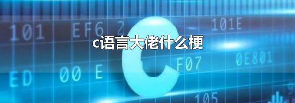 c语言大佬什么梗