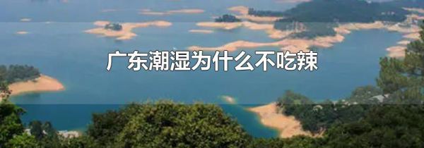 广东潮湿为什么不吃辣