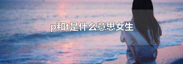 p和t是什么意思女生