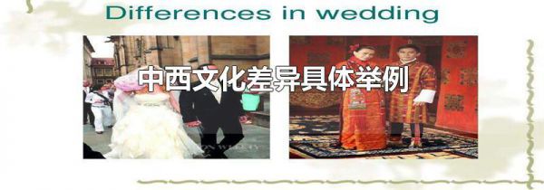 中西文化差异具体举例