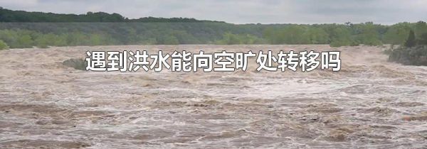 遇到洪水能向空旷处转移吗