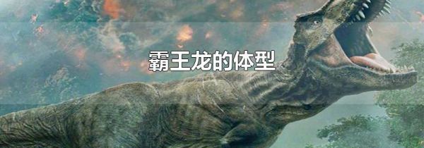 霸王龙的体型