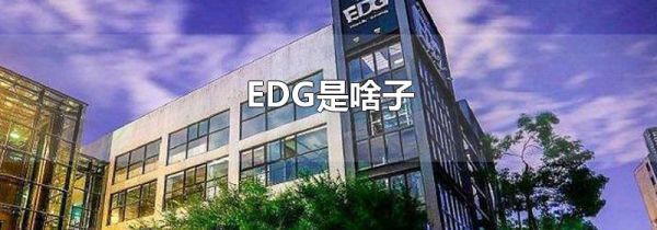EDG是啥子