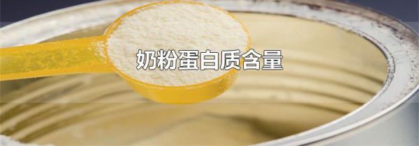 奶粉蛋白质含量