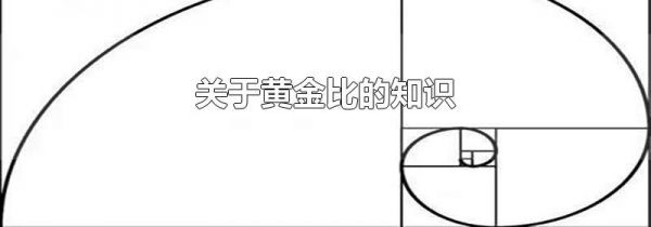关于黄金比的知识