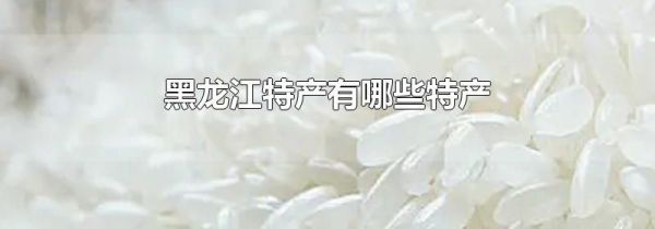 黑龙江特产有哪些特产