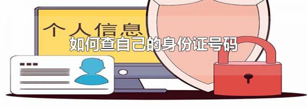 如何查自己的身份证号码