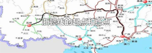 浙赣线的起点和终点