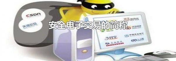 安全电子交易的简称