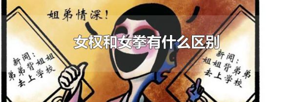 女权和女拳有什么区别