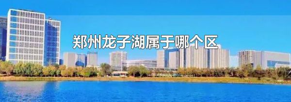 郑州龙子湖属于哪个区
