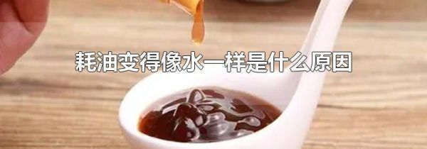 耗油变得像水一样是什么原因