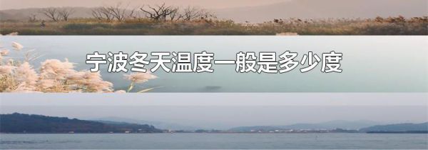 宁波冬天温度一般是多少度