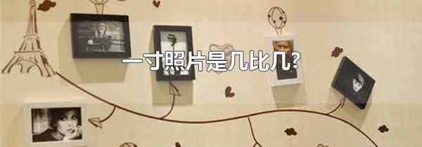 一寸照片是几比几?