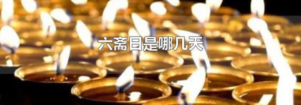 六斋日是哪几天