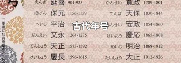 古代年号