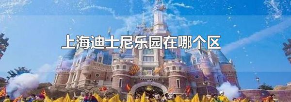 上海迪士尼乐园在哪个区