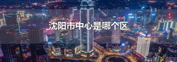 沈阳市中心是哪个区