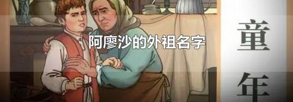 阿廖沙的外祖名字