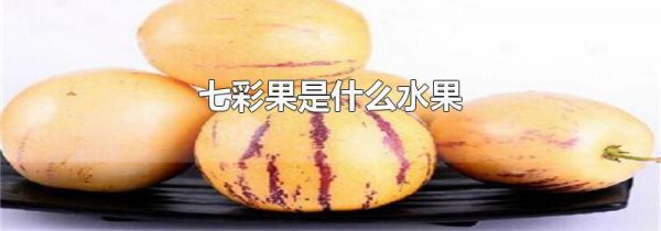 七彩果是什么水果
