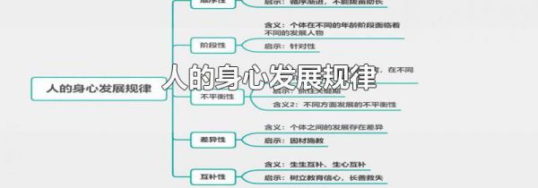 人的身心发展规律