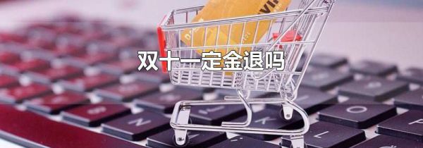 双十一定金退吗