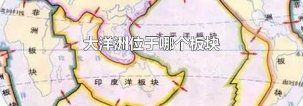 大洋洲位于哪个板块