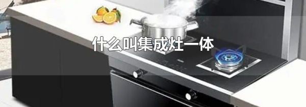 什么叫集成灶一体