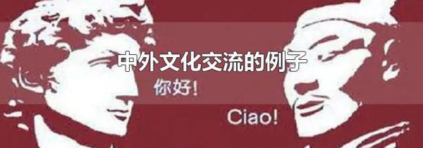 中外文化交流的例子