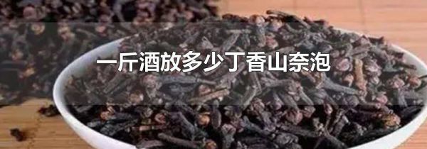 一斤酒放多少丁香山奈泡