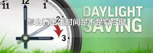 怎么看出生时间是不是夏令时