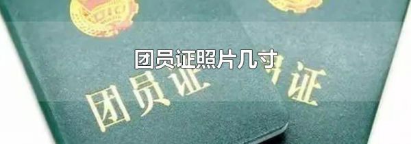 团员证照片几寸