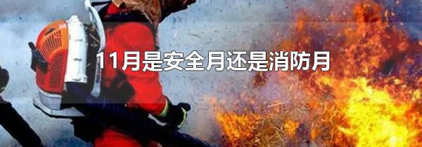 11月是安全月还是消防月