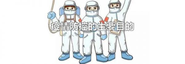 疫情防控的主要目的