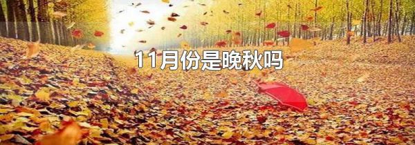 11月份是晚秋吗